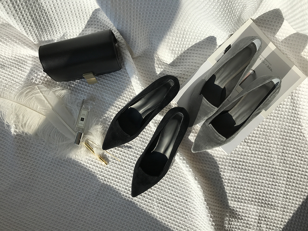 Velvet winter stiletto 5cm, 7cm middle heel shoes 