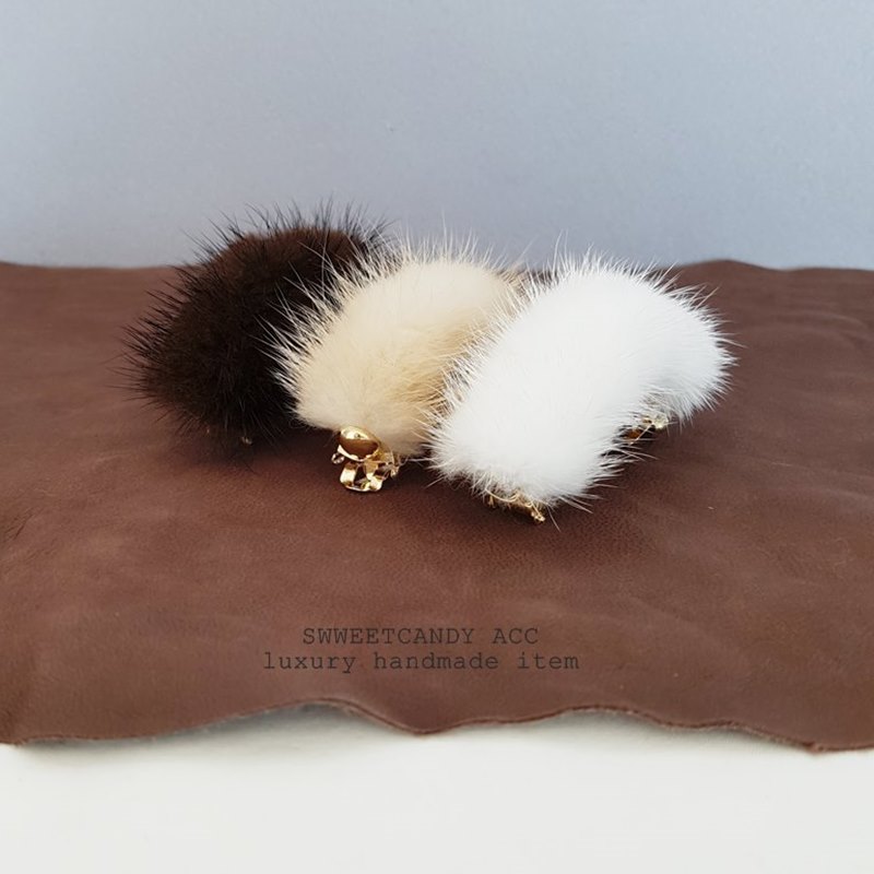 Hair Accessories Mink ponytail hair spinning style