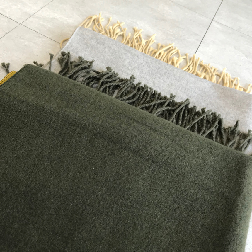 Muffler Two-sided color Cashmere shawl Women shawl