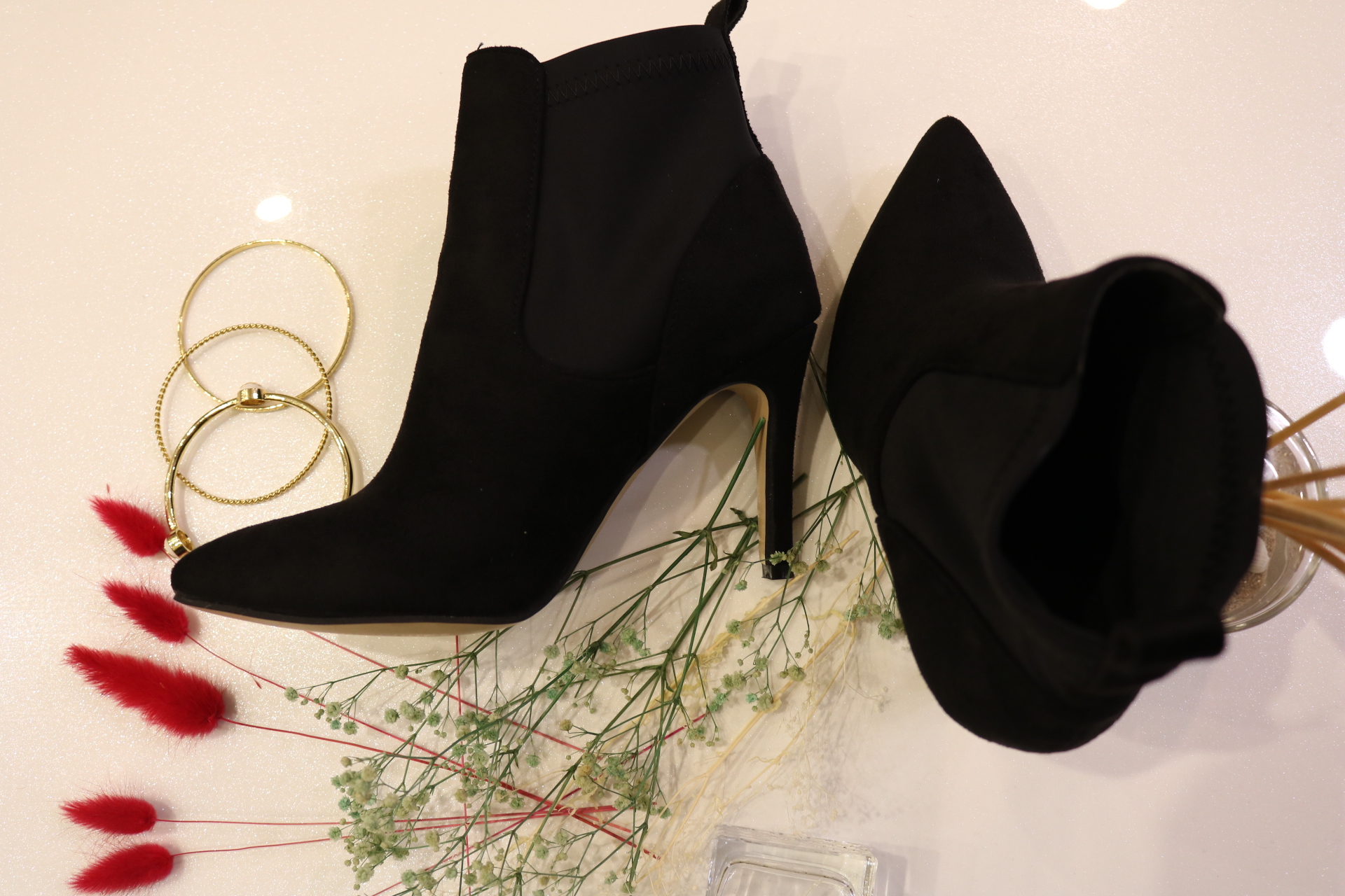 Suede Bending Angle Boots Women's Casual Long F