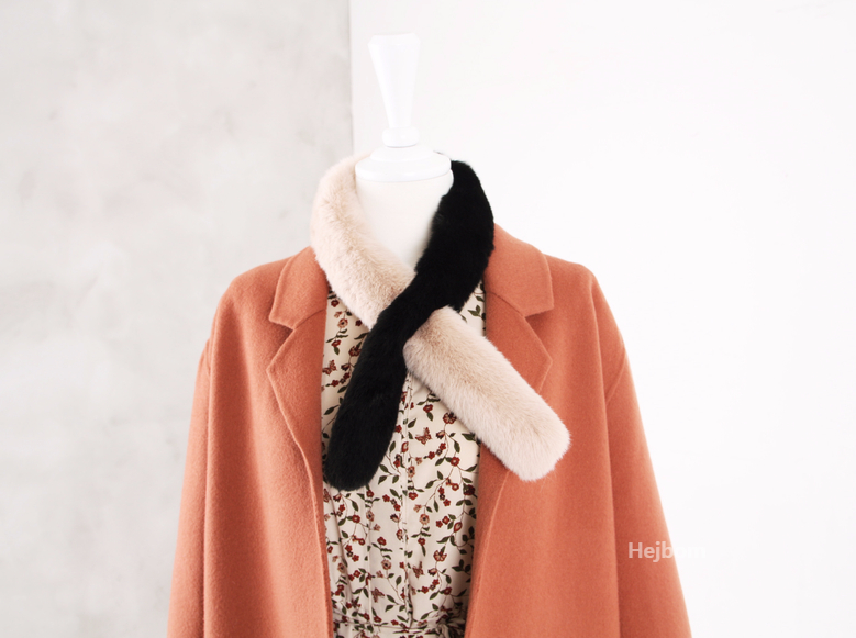 Petite Fake color scarf 7color muffler mini eco-fr