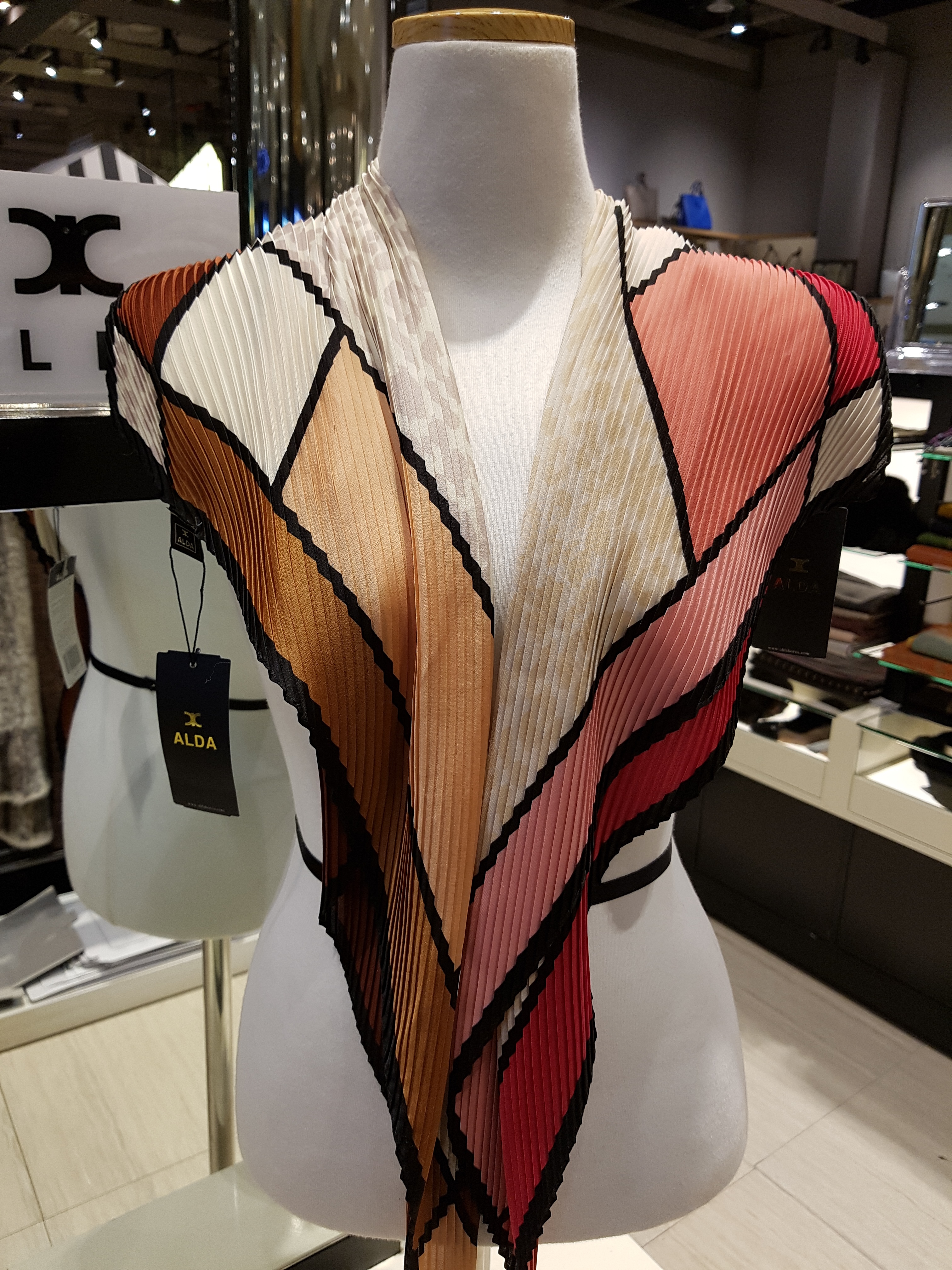 Aladdin Shirt wrinkle scarf ALSA 7114