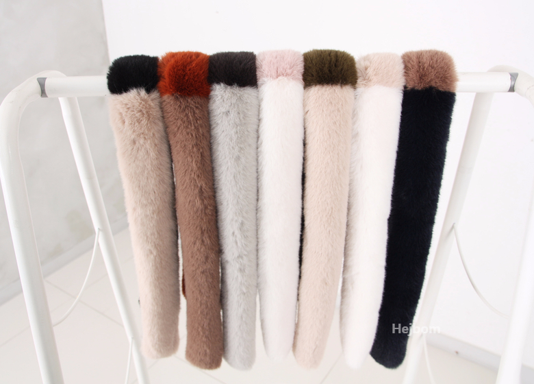 Petite Fake color scarf 7color muffler mini eco-fr