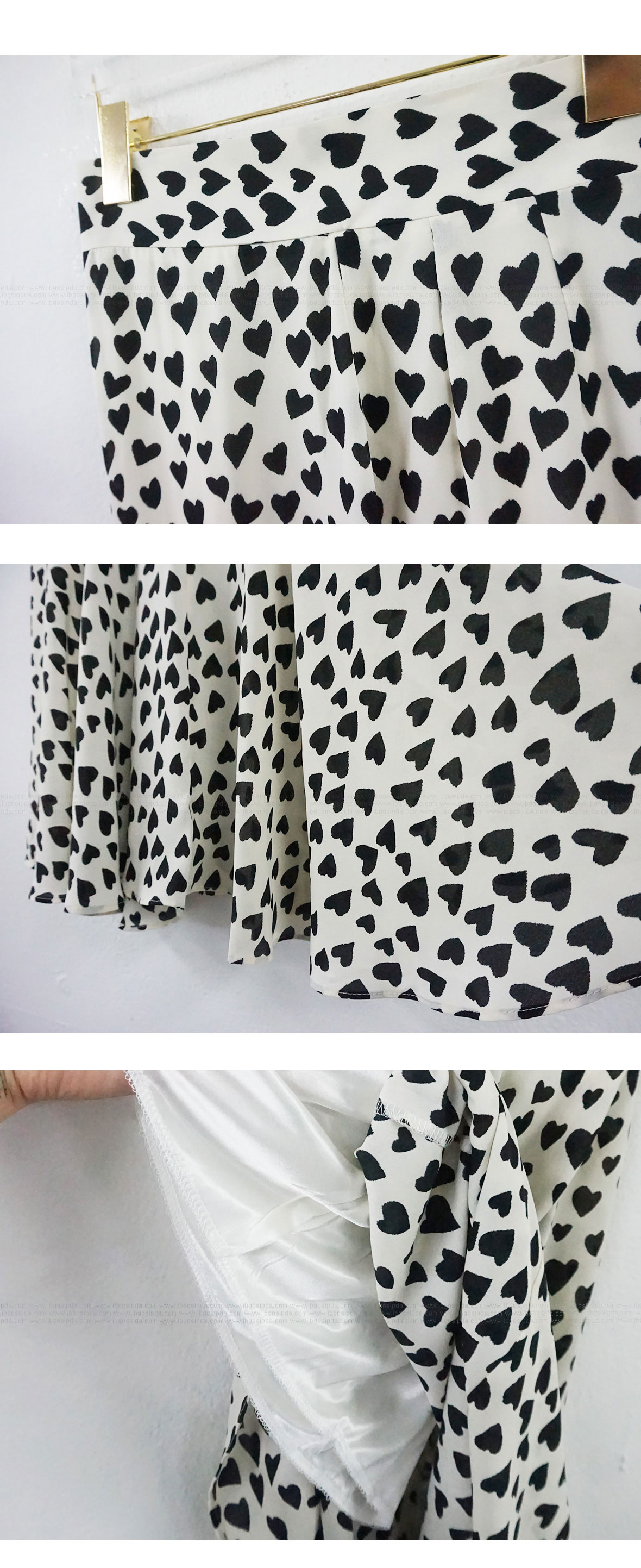 Love temperature Long Heart Ruffle skirt 20 lender