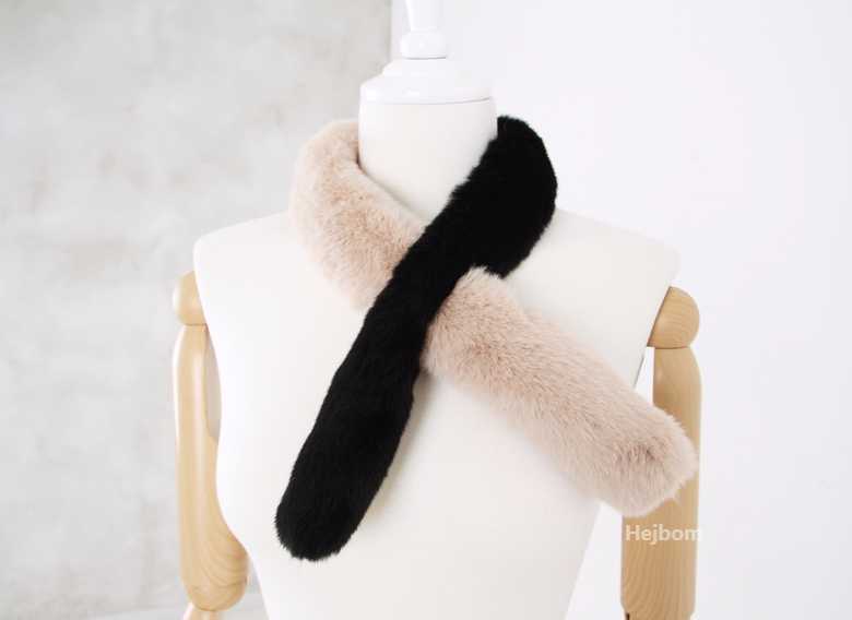 Petite Fake color scarf 7color muffler mini eco-fr