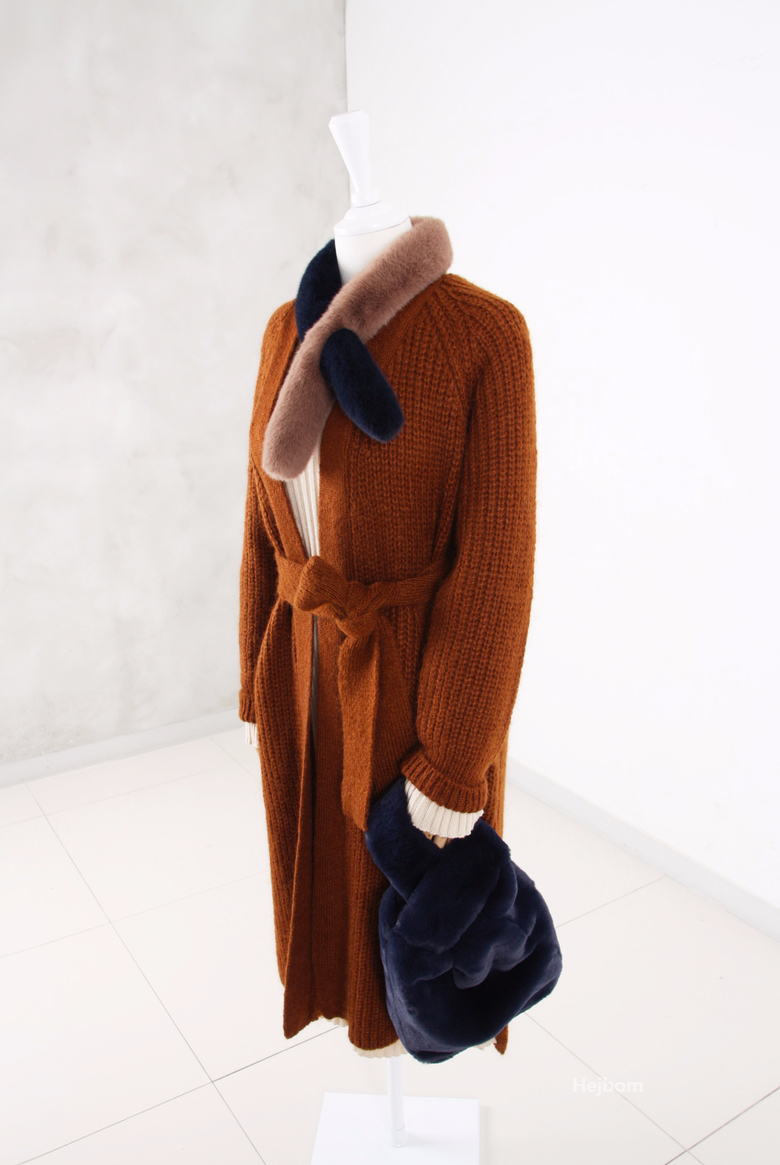 Petite Fake color scarf 7color muffler mini eco-fr