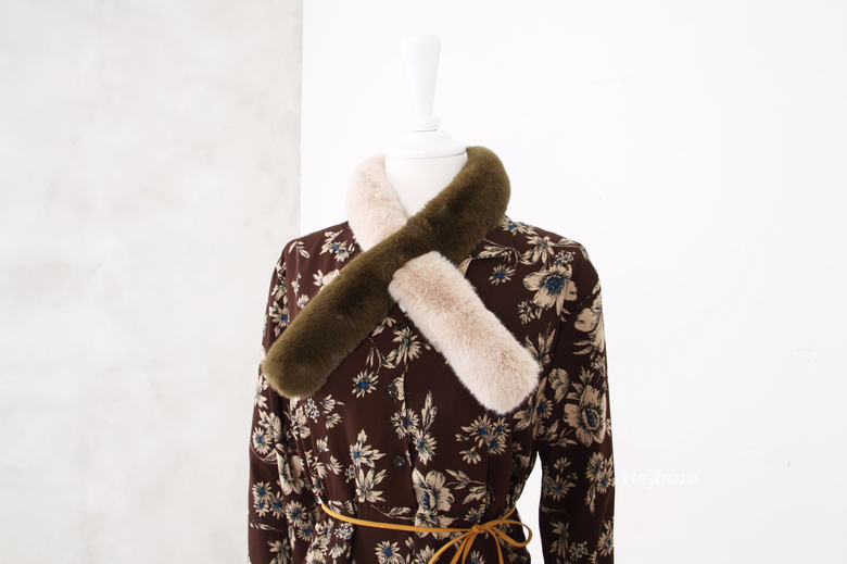 Petite Fake color scarf 7color muffler mini eco-fr