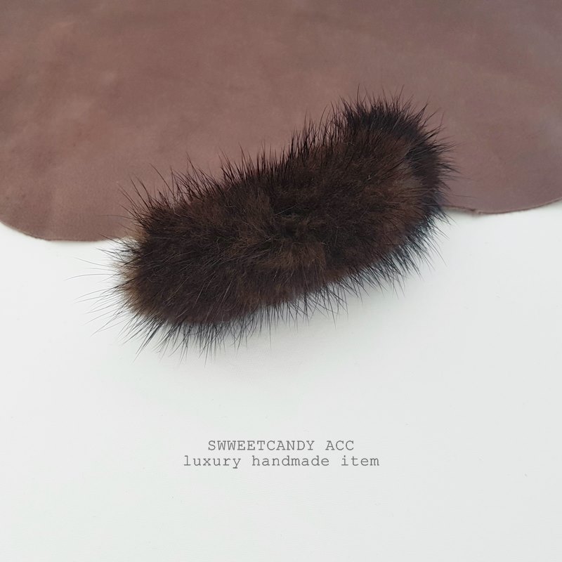 Hair Accessories Mink ponytail hair spinning style