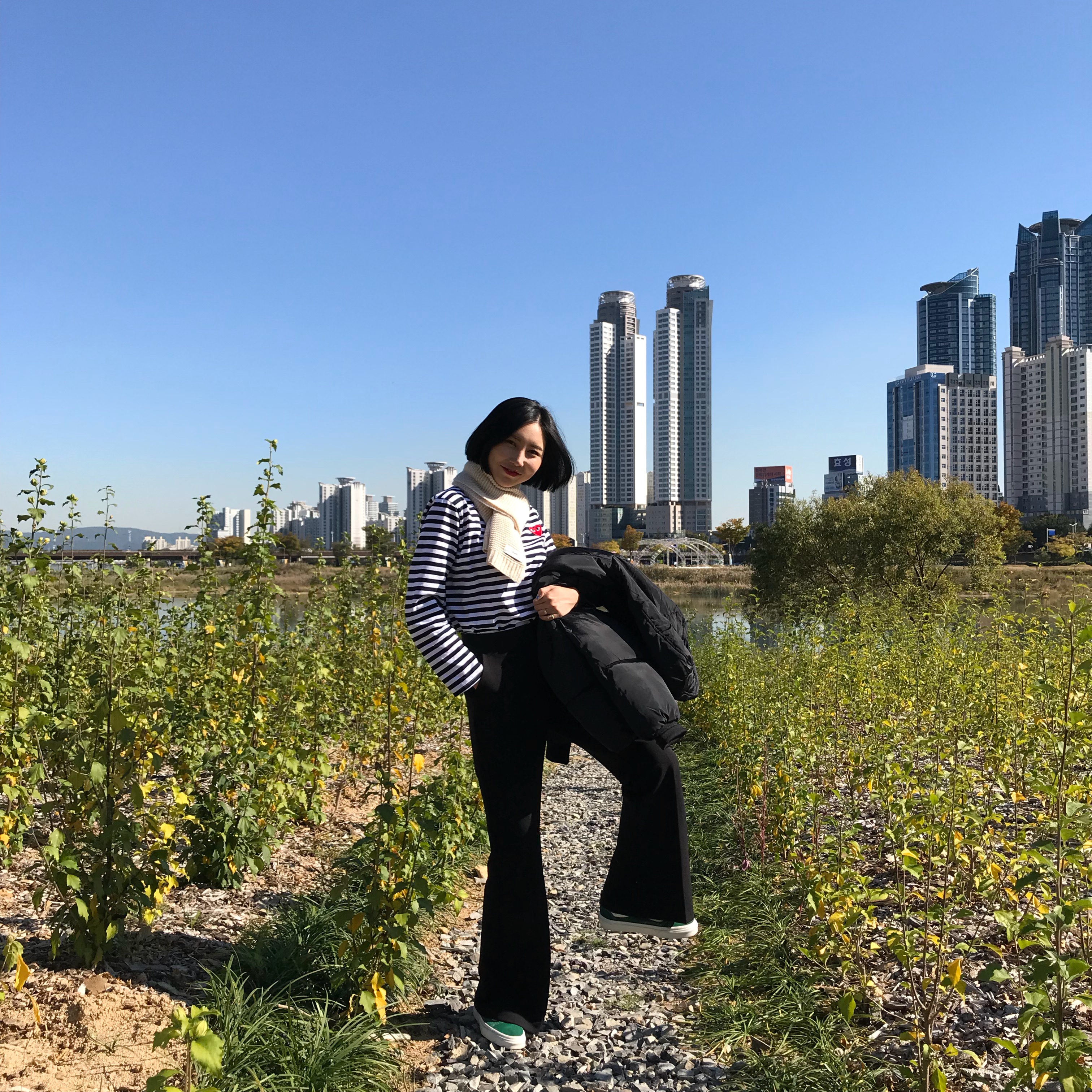 Unisex Couple Petit muffler 3col shawl winter scar