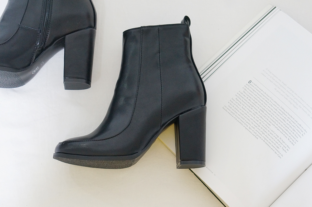 Square Angle Boots Square Suede M241F8607 30s Dram