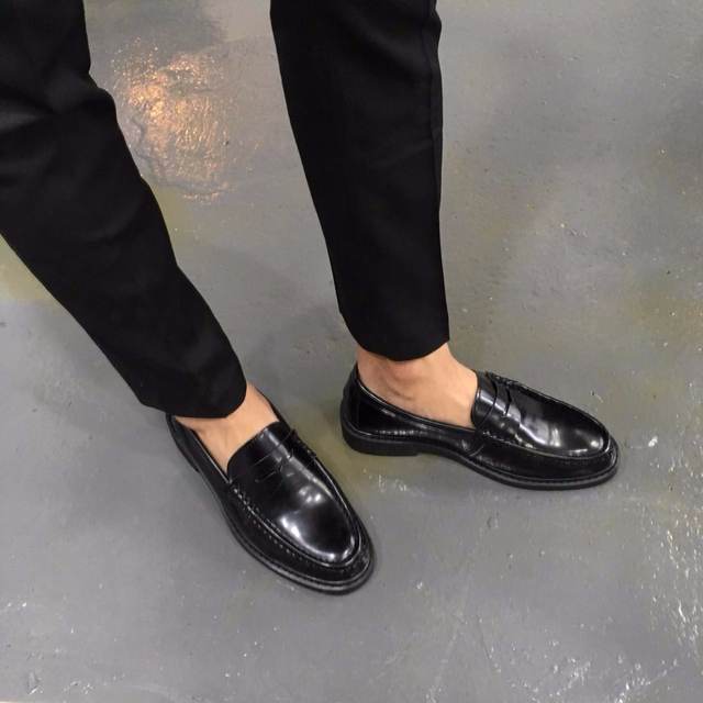 Men's high-necked fanny loafers sneakers handma