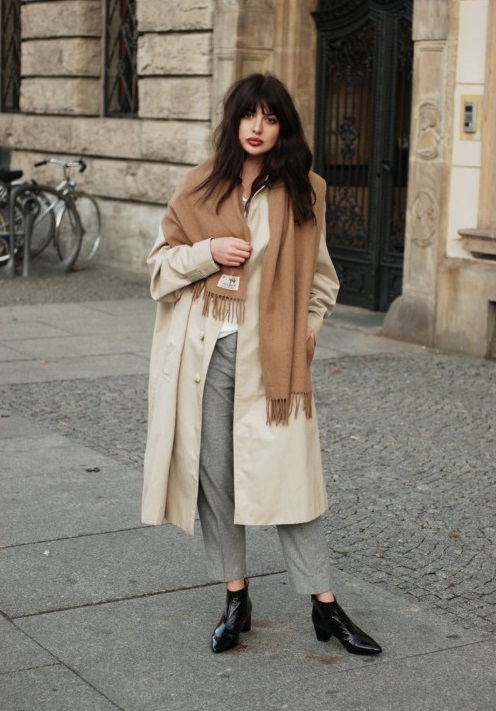 VIRGIN WOOL Akku muffler 5color Couple shawl basic