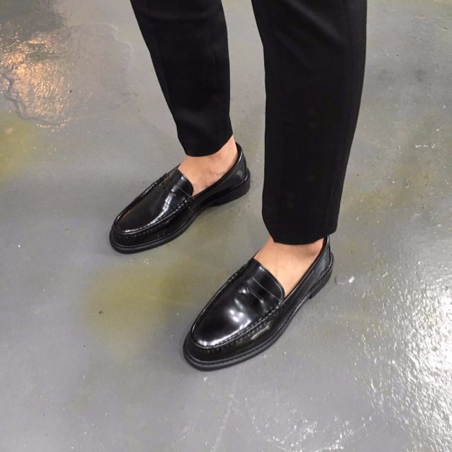 Men's high-necked fanny loafers sneakers handma