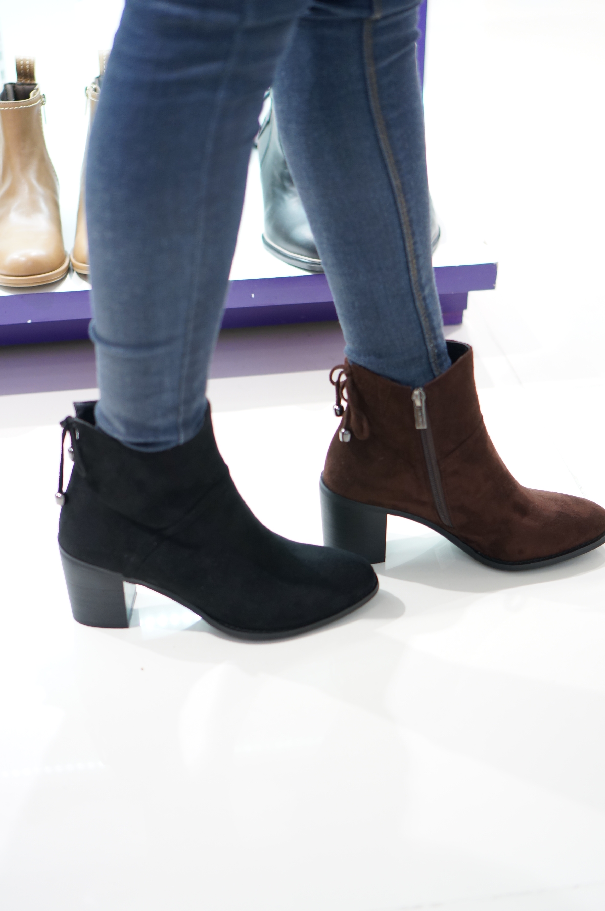 Barbara casual suede angle boots A6809 design roma
