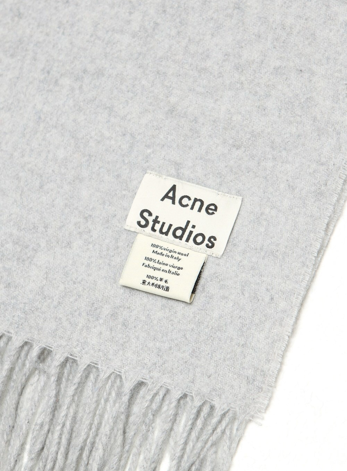 VIRGIN WOOL Akku muffler 5color Couple shawl basic