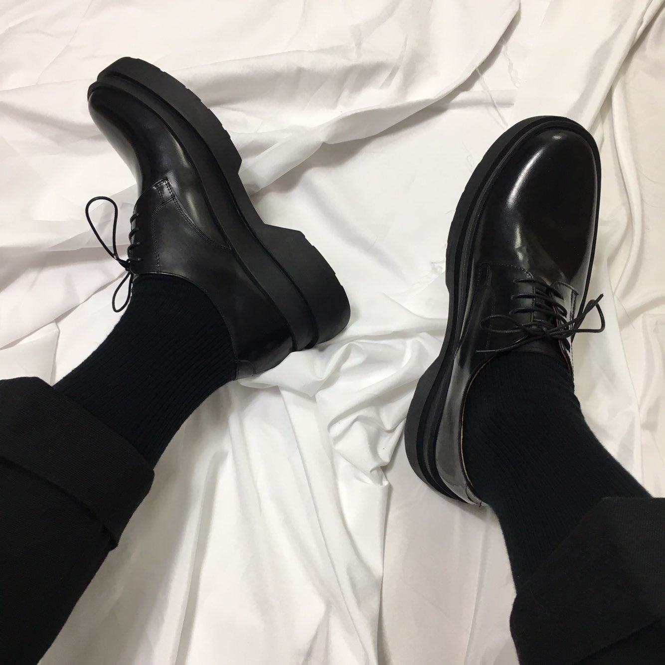 Minimal Daily Leather Handmade Double Solee Derby 