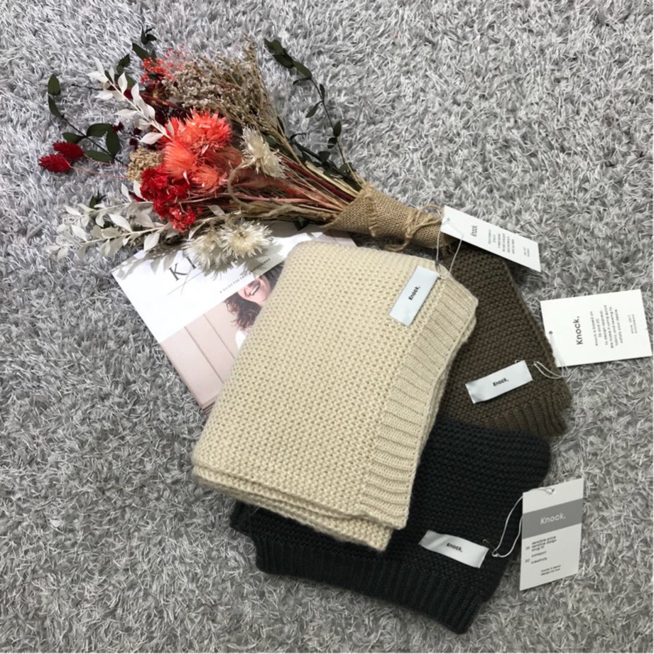 Unisex Couple Petit muffler 3col shawl winter scar