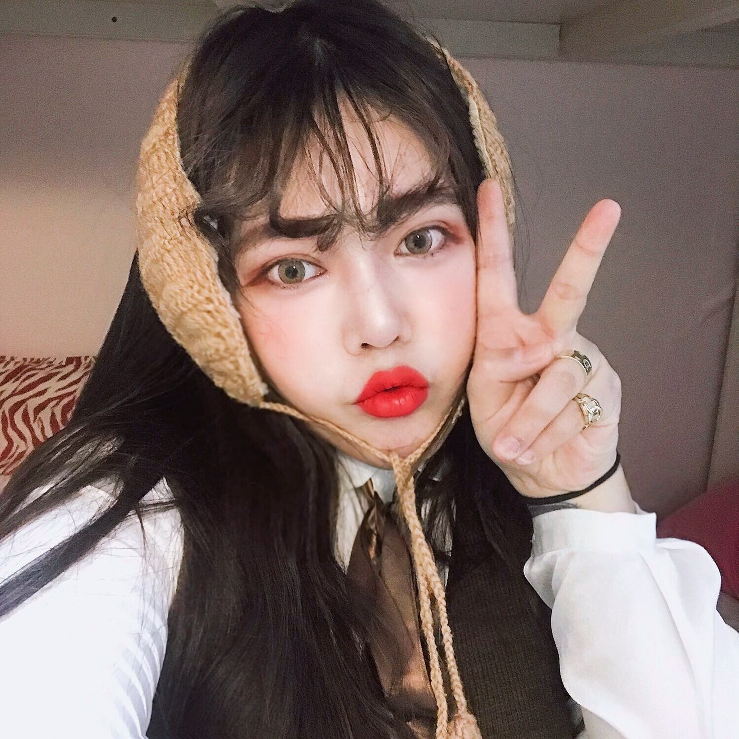 Hair Accessories Knit Ear Dori Dazzling Sporty ear