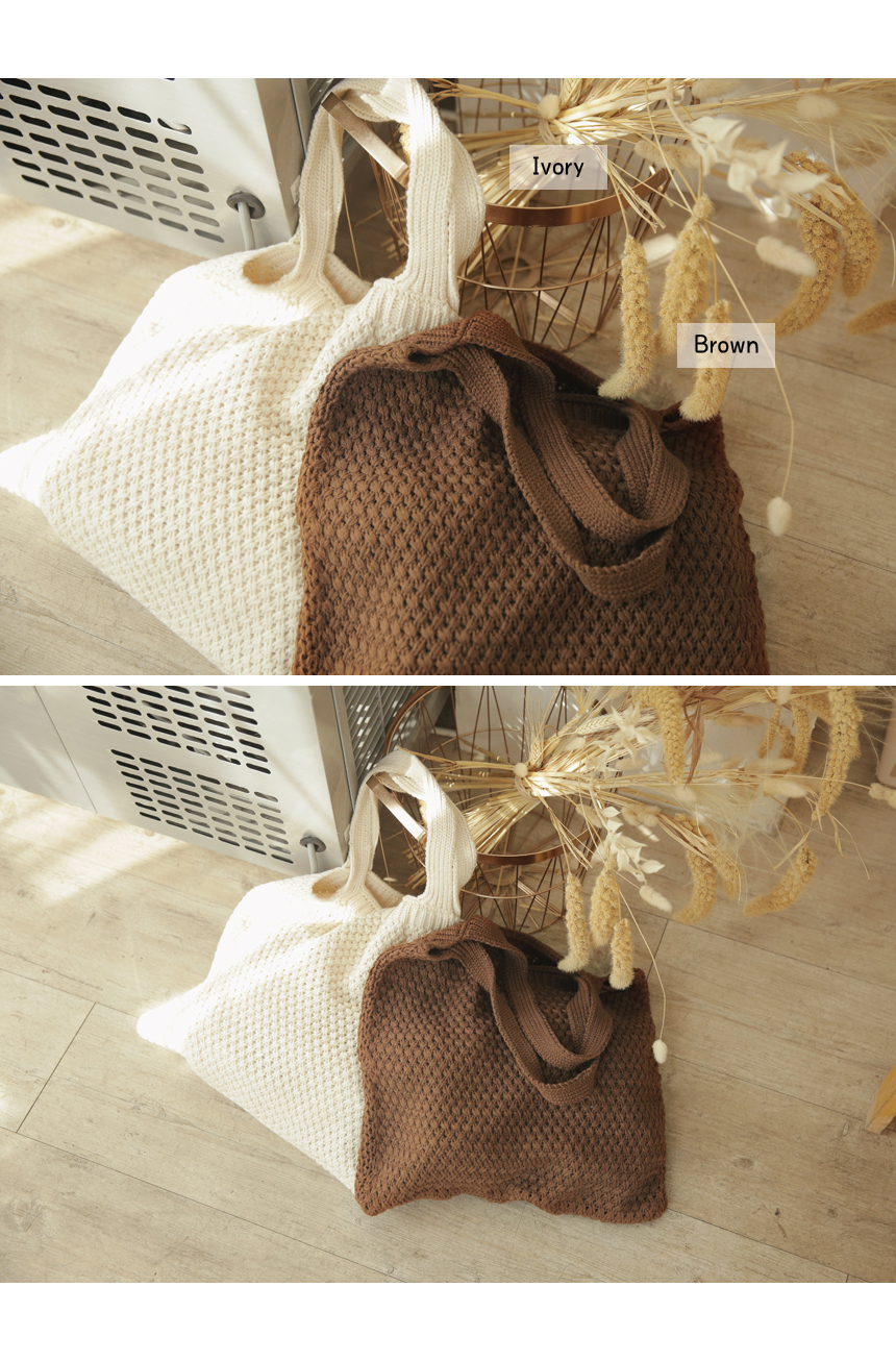 Knitwear Eco Bag Backpack Modern Unique Sensitive 