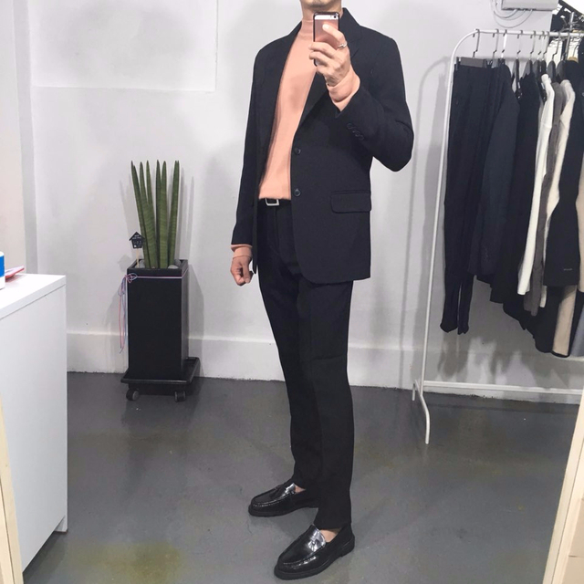 Men's high-necked fanny loafers sneakers handma