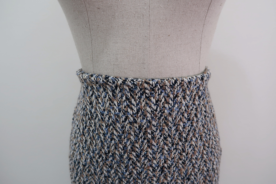 Le Léoul Pearl Tweed Mermaid Long Skirt 2color Wom