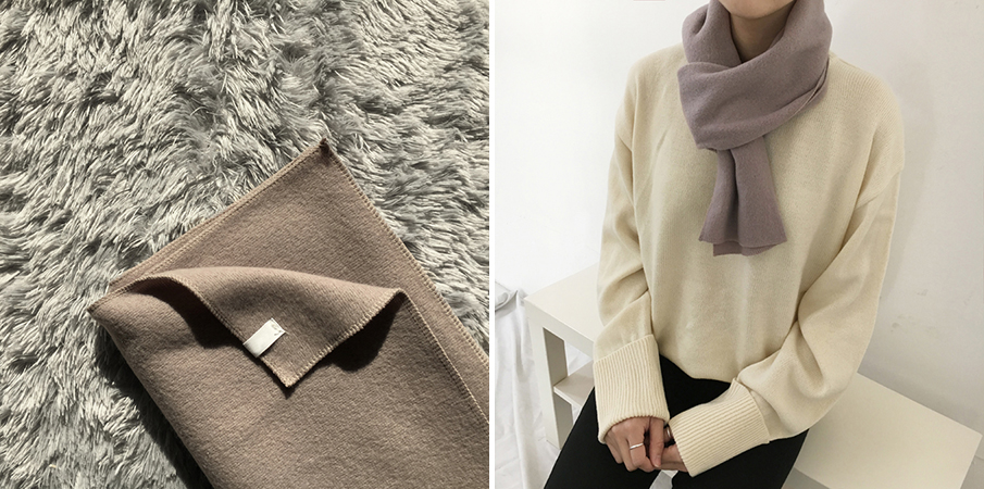 Women Basic Cashmere Wool Shawl 8color Women Muffl