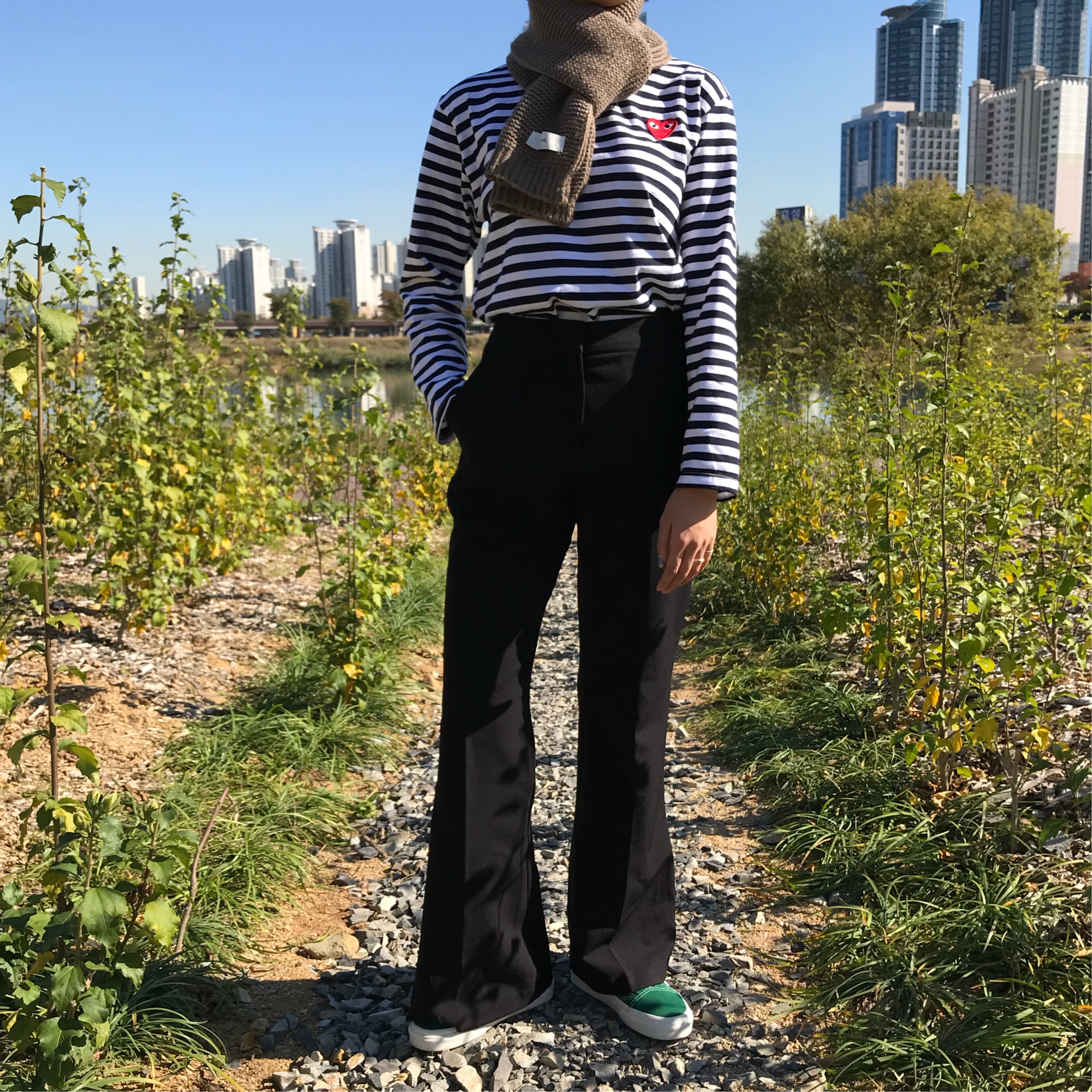 Unisex Couple Petit muffler 3col shawl winter scar