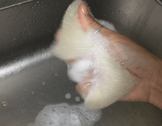 Scrubber Dish Washing Urethane soft wool for unive