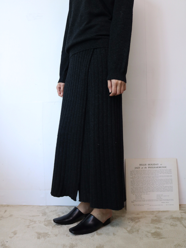 Golgi knit long skirt 2color top