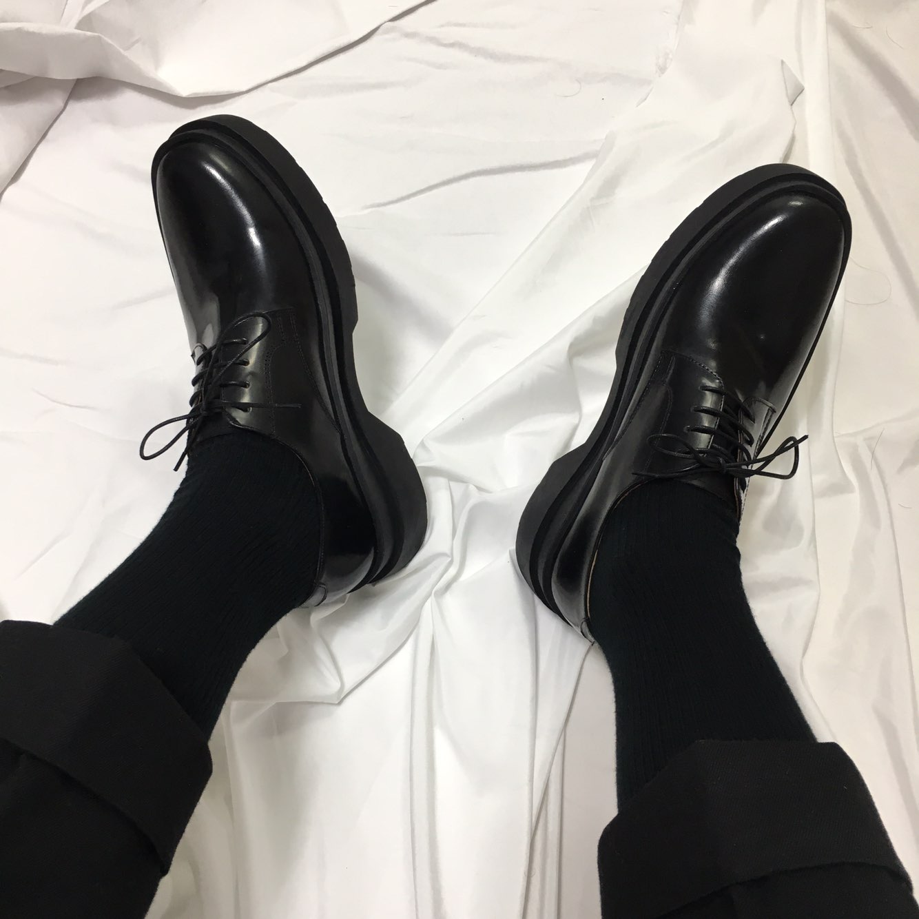 Minimal Daily Leather Handmade Double Solee Derby 