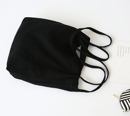 Cotton Eco Bag Classic Casual Daily Style Basic Un