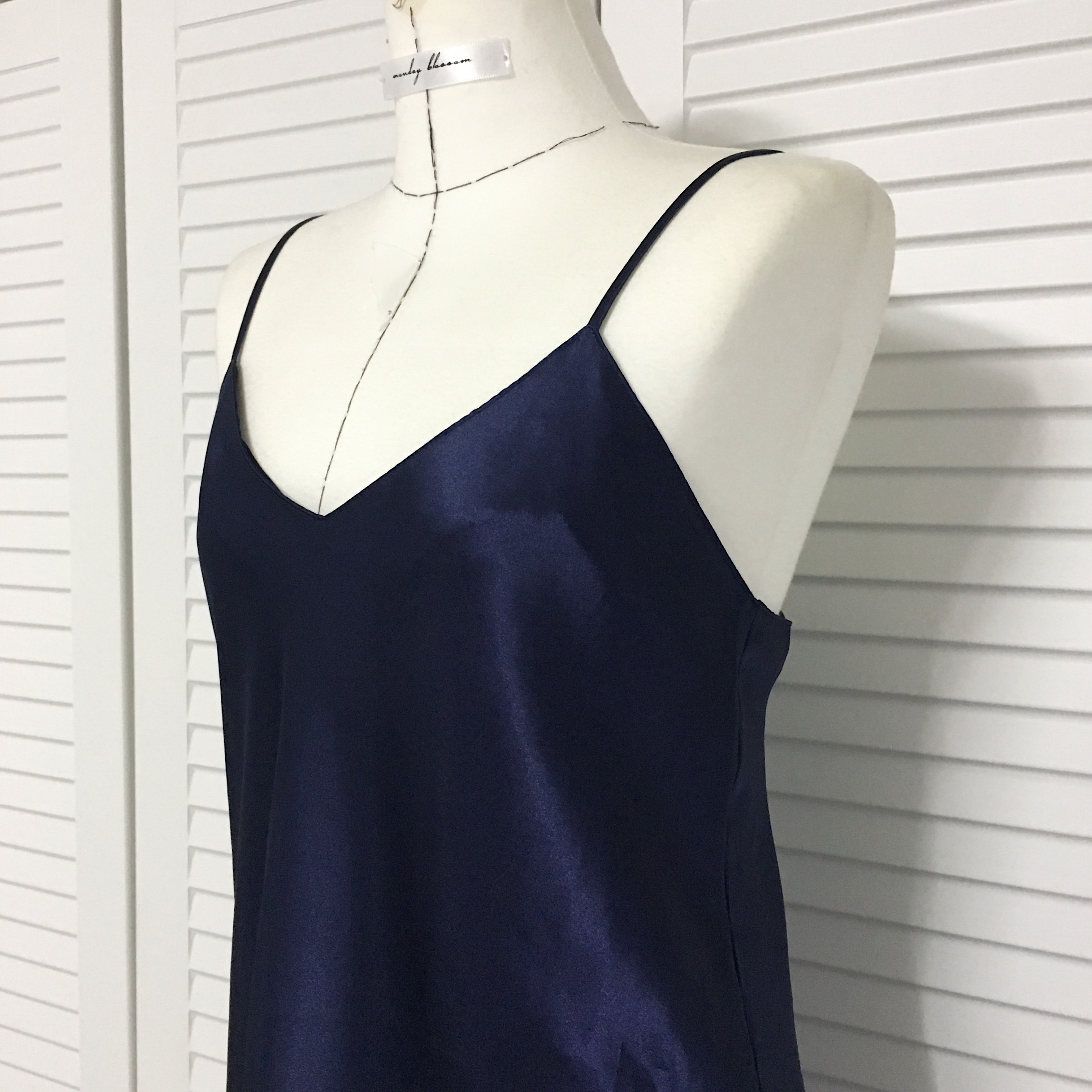 Long basic slip dress dress newborn pajamas couple