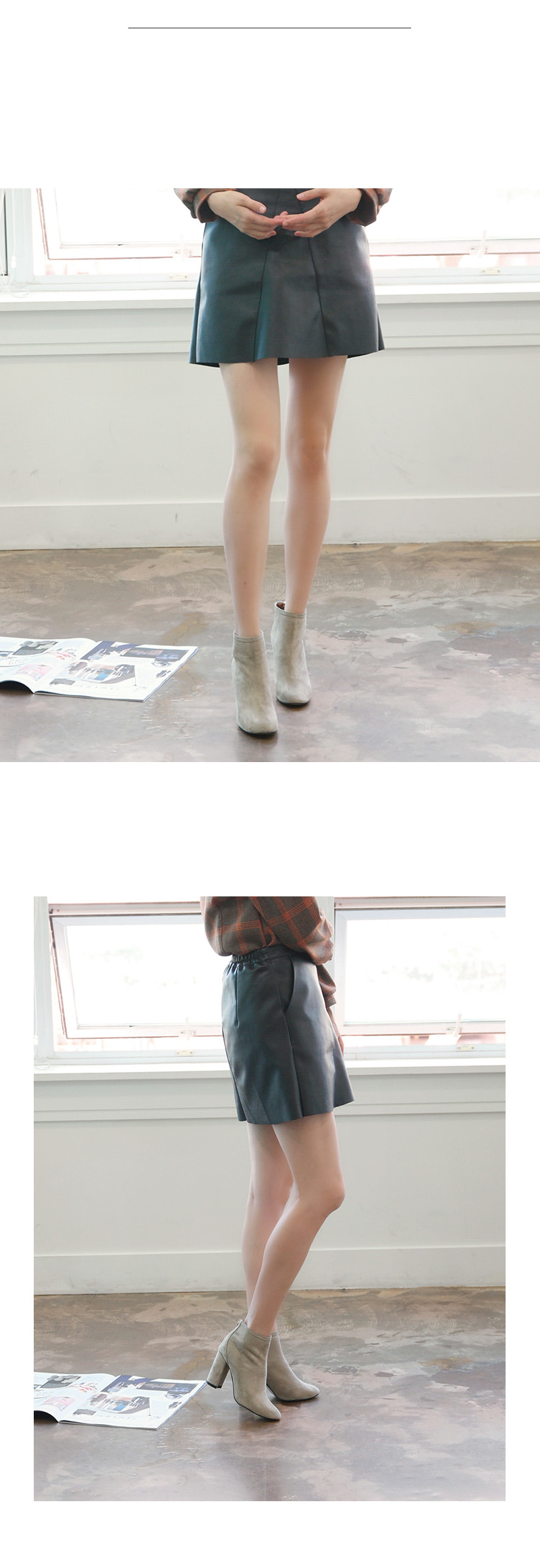 8cm Back Zipper Suede Angle Boots Basic Ankle Wome