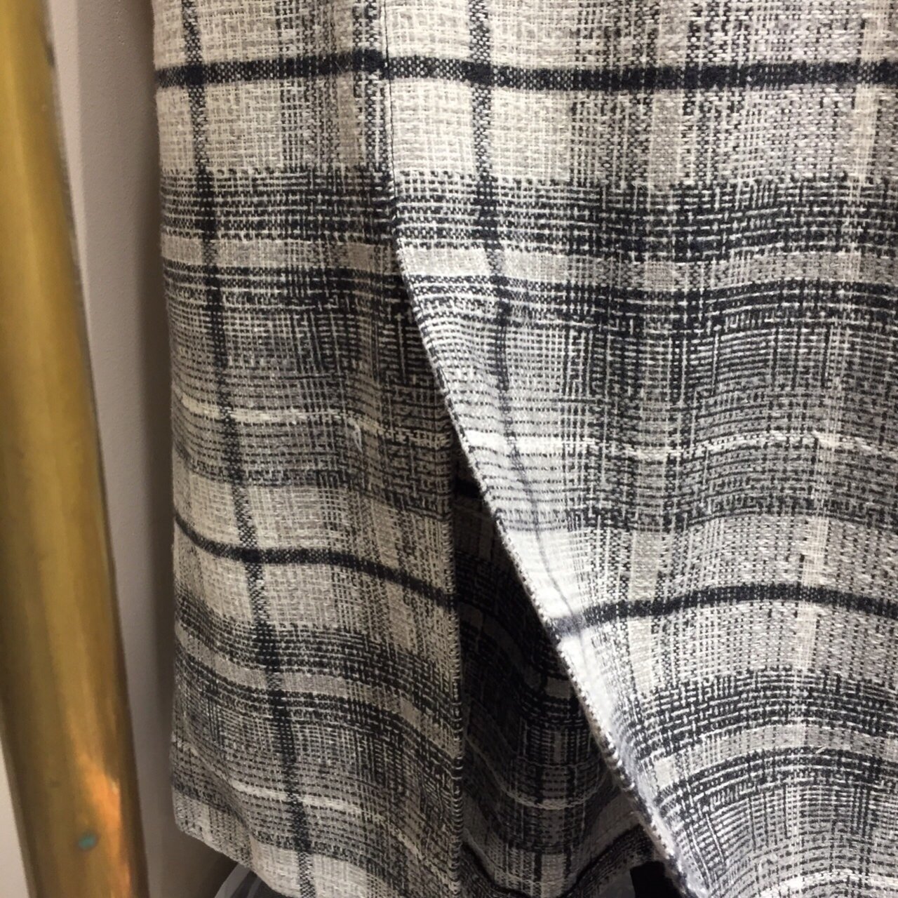 H Line Long Skirt - Pink Gray 2 colors Date Look O