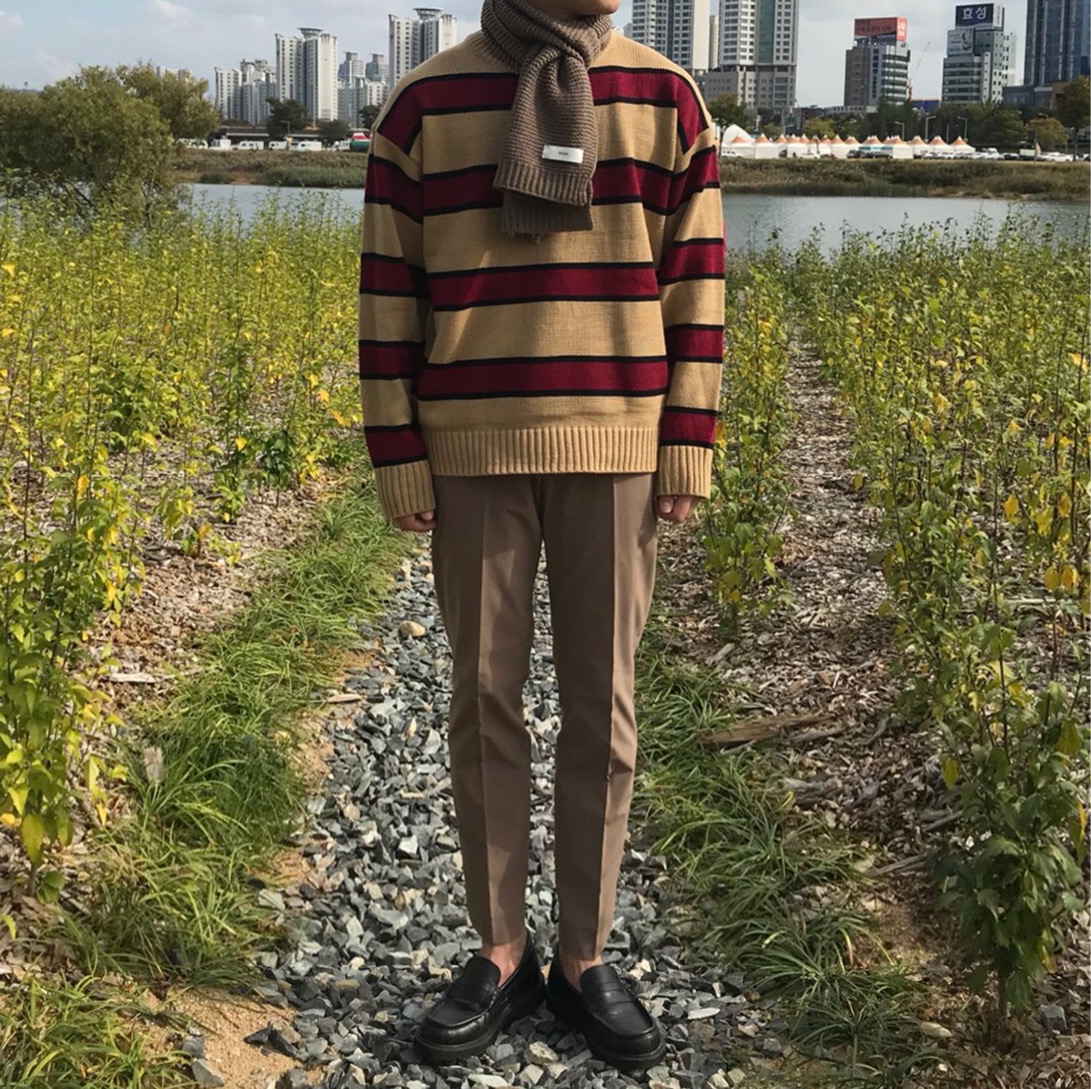 Unisex Couple Petit muffler 3col shawl winter scar