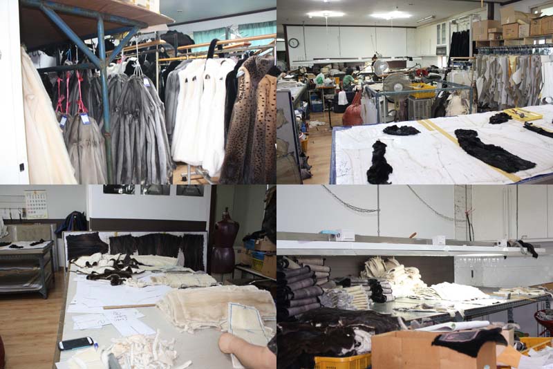 Tong Mink Shawl YSAB101 Muffler Warmer Fur Nining 