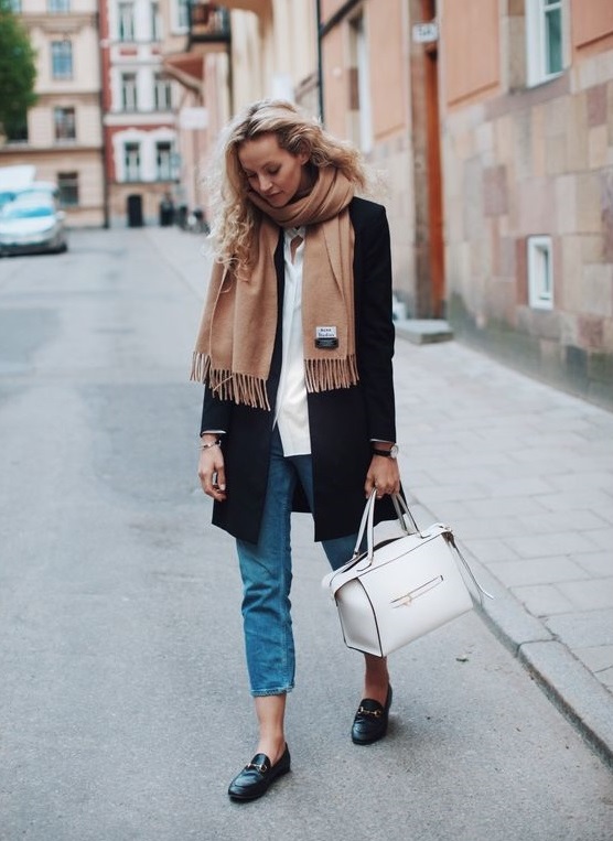 VIRGIN WOOL Akku muffler 5color Couple shawl basic