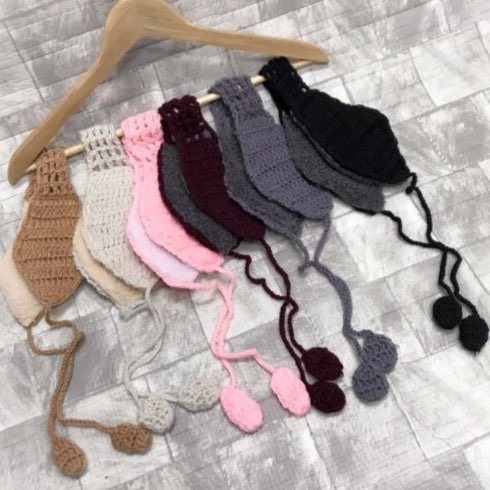 Hair Accessories Knit Ear Dori Dazzling Sporty ear