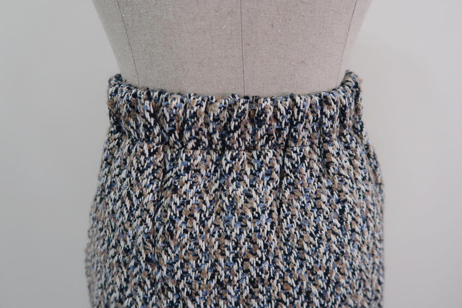 Le Léoul Pearl Tweed Mermaid Long Skirt 2color Wom