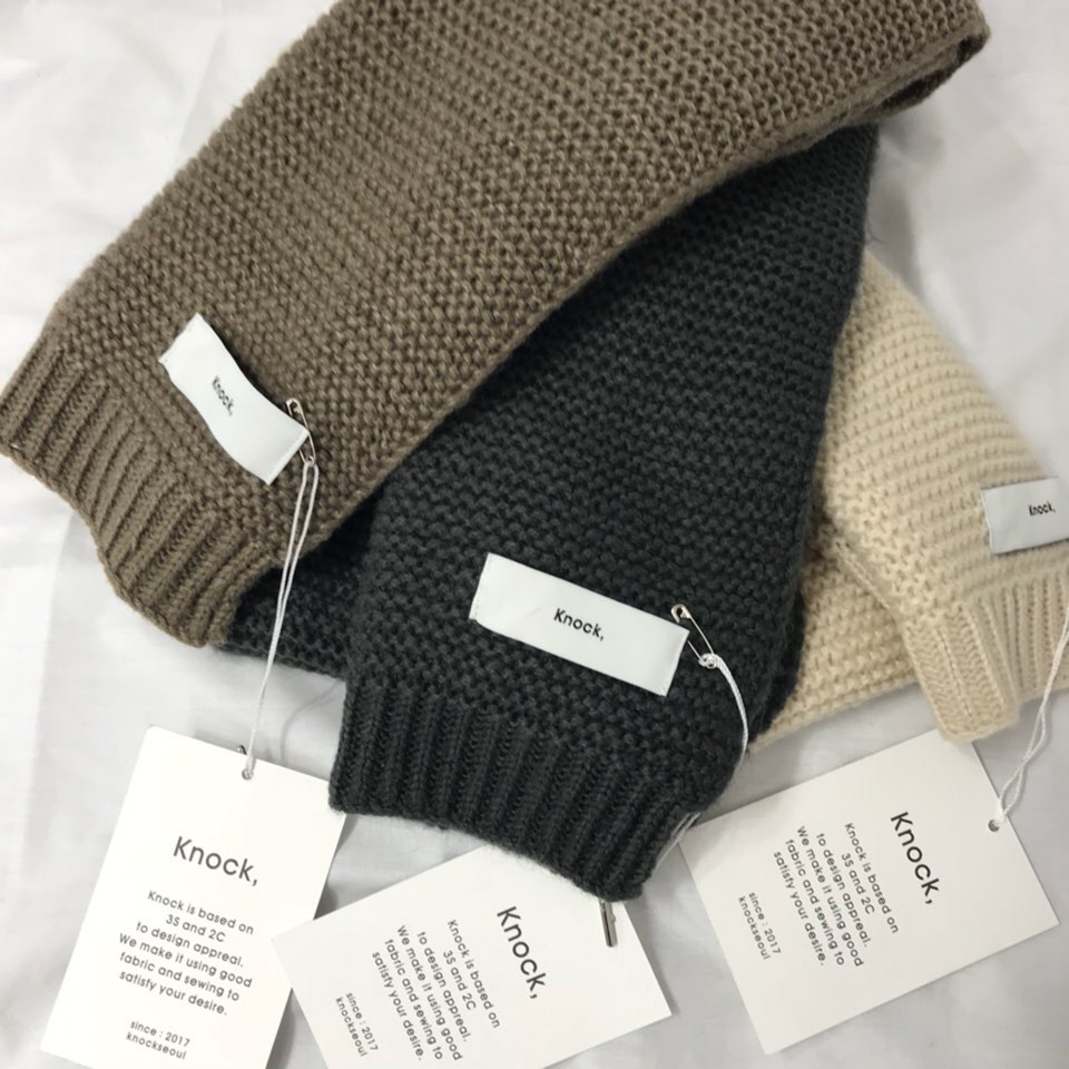 Unisex Couple Petit muffler 3col shawl winter scar