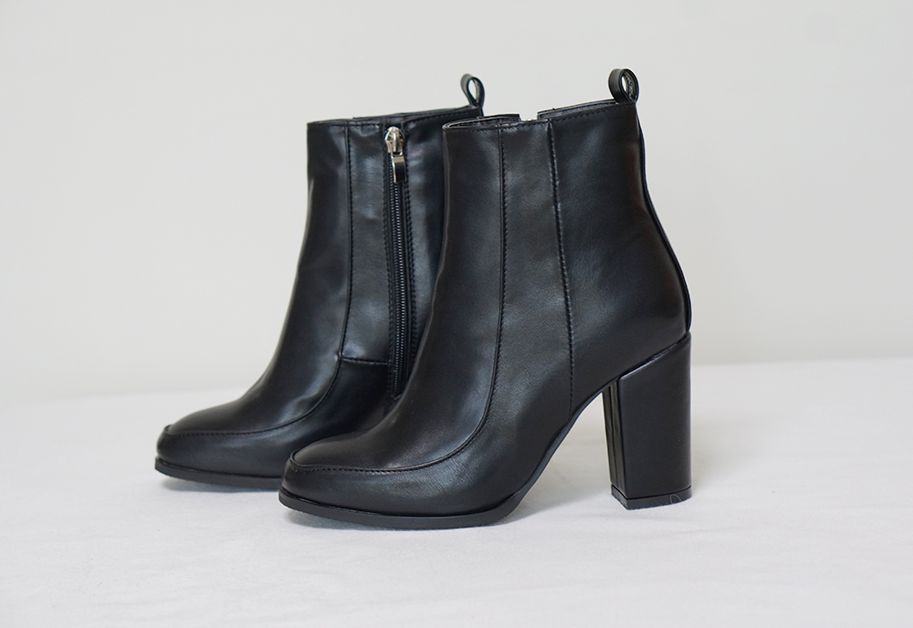 Square Angle Boots Square Suede M241F8607 30s Dram