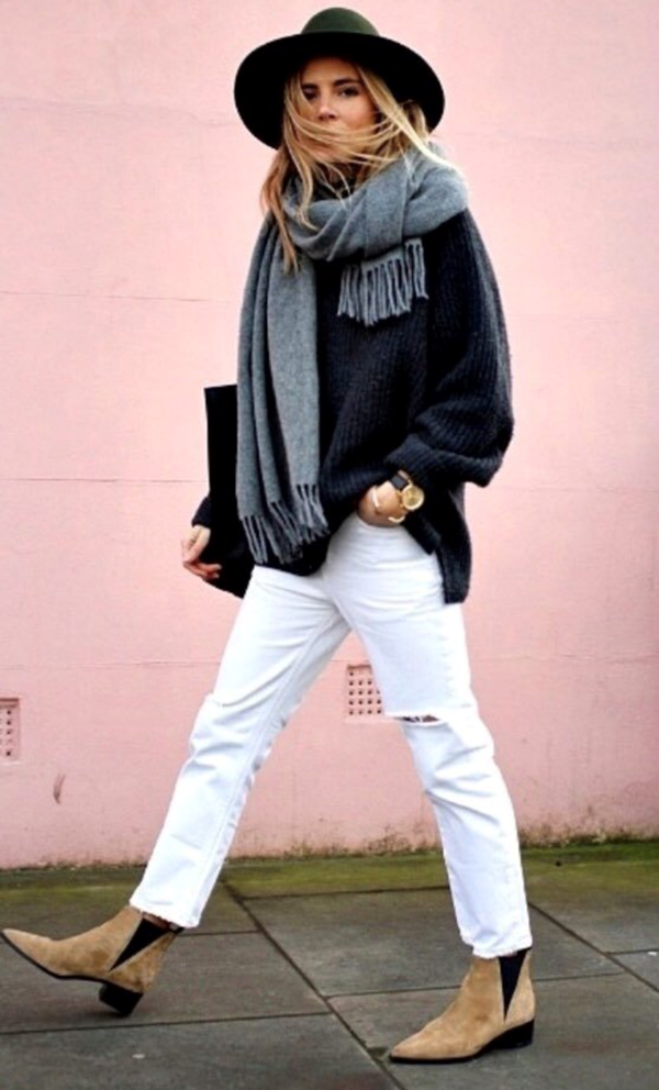 VIRGIN WOOL Akku muffler 5color Couple shawl basic