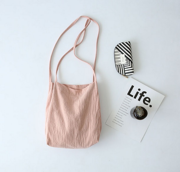 Cotton Eco Bag Classic Casual Daily Style Basic Un