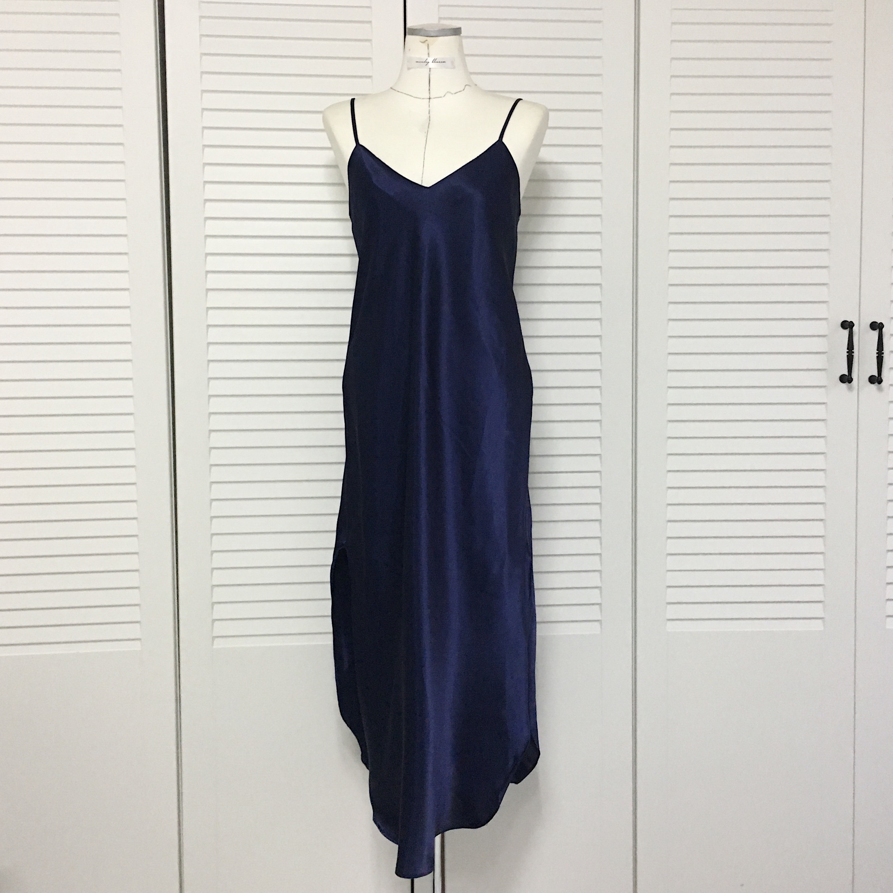 Long basic slip dress dress newborn pajamas couple