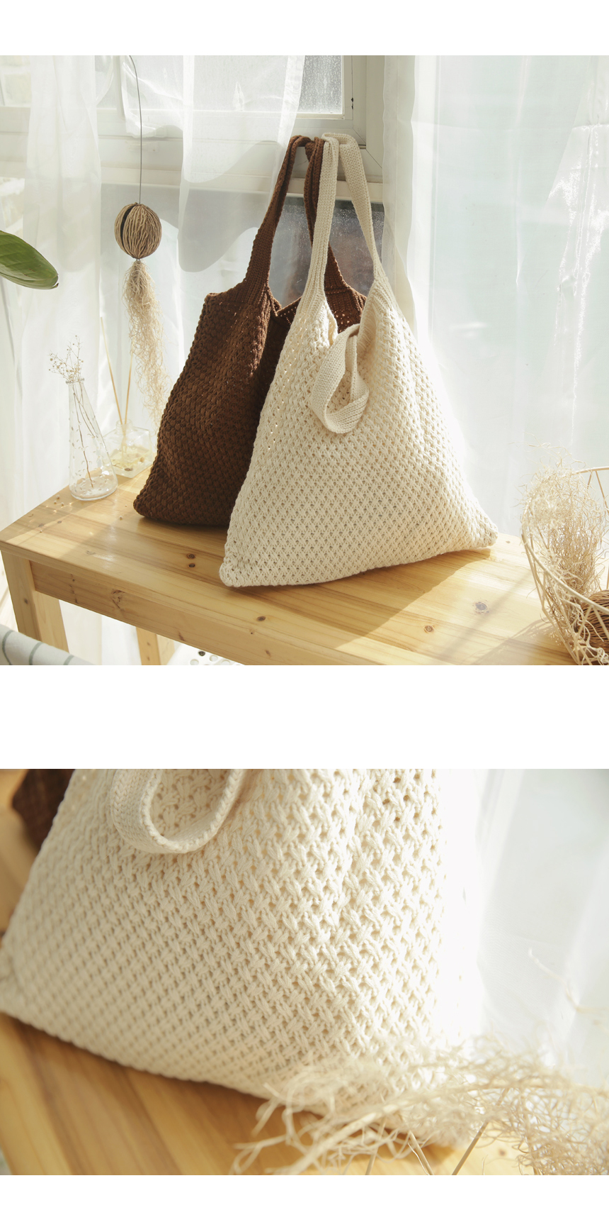 Knitwear Eco Bag Backpack Modern Unique Sensitive 