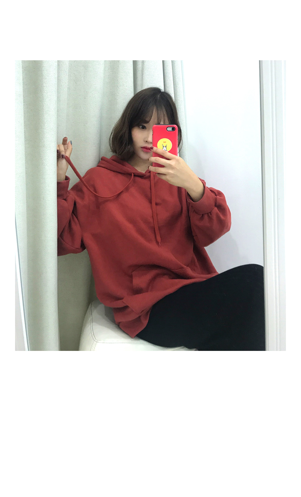 Knit Goose Top Long Skirt Winter Date Brushed Dail