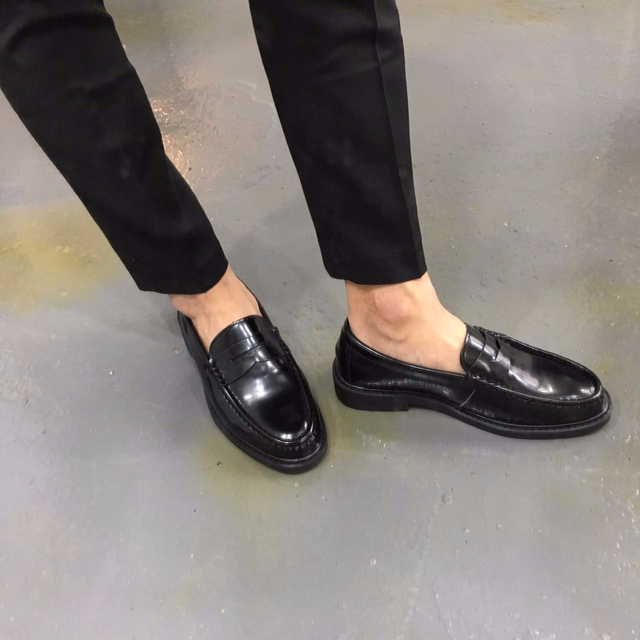 Men's high-necked fanny loafers sneakers handma