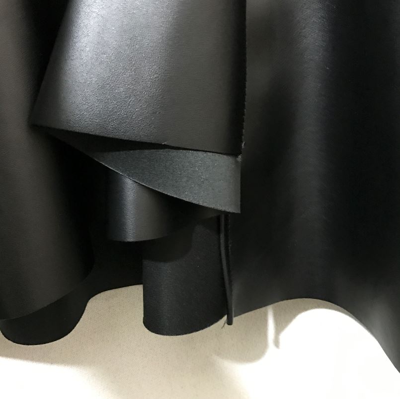 Unalud Leather Mermaid Black Long Skirt Midi Leath