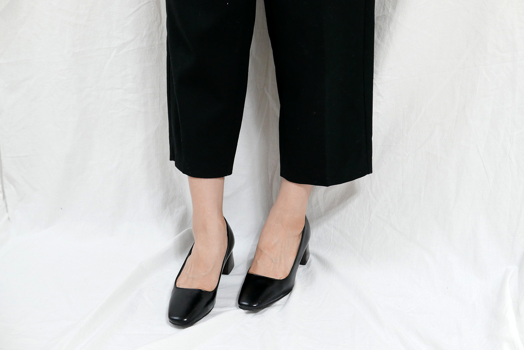 Middle-Heel Pumps Wood-heeled Shoes Bent Girls 20&