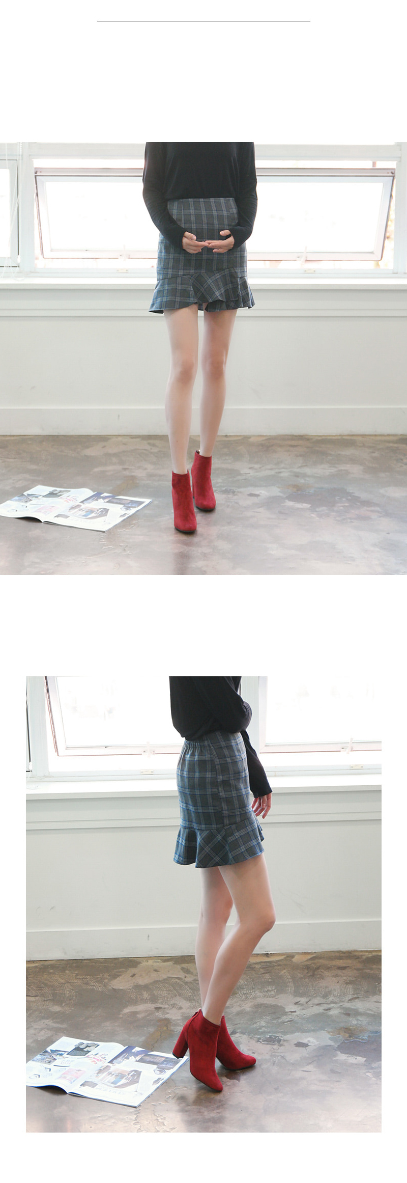 8cm Back Zipper Suede Angle Boots Basic Ankle Wome